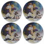 Hermia Manteles Individuales Multicolor Set de 4 Piezas 37 cm